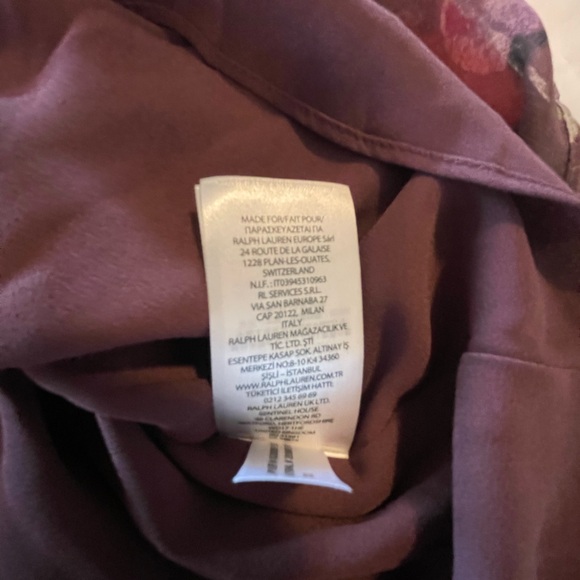 NWOT: Ralph Lauren Floral Tiered Skirt in Size 10 - Picture 7 of 8